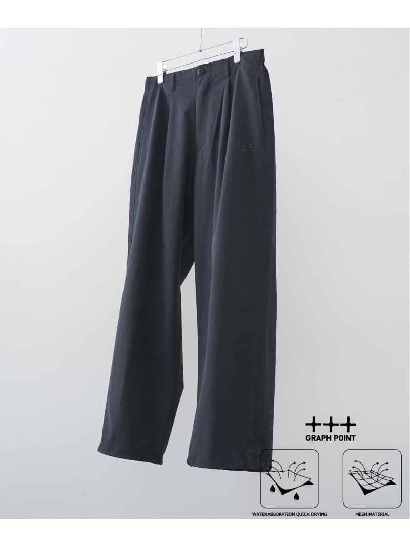 《予約》【吸水速乾&高通気性】FADE GRAPH POINT パンツ B.C STOCK ベーセーストック パンツ その他のパンツ グリーン グレー ブラック【先行予約】*【送料無料】[ Fashion]