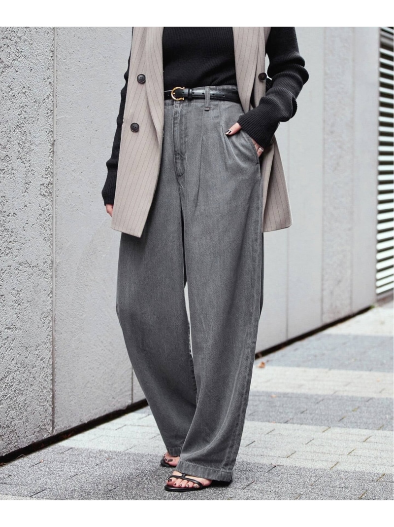 BC.STOCK DU JOUR デュジュール DU JOUR/デュ ジュール CROP TAPER JEAN（デニムパンツ）｜B.C