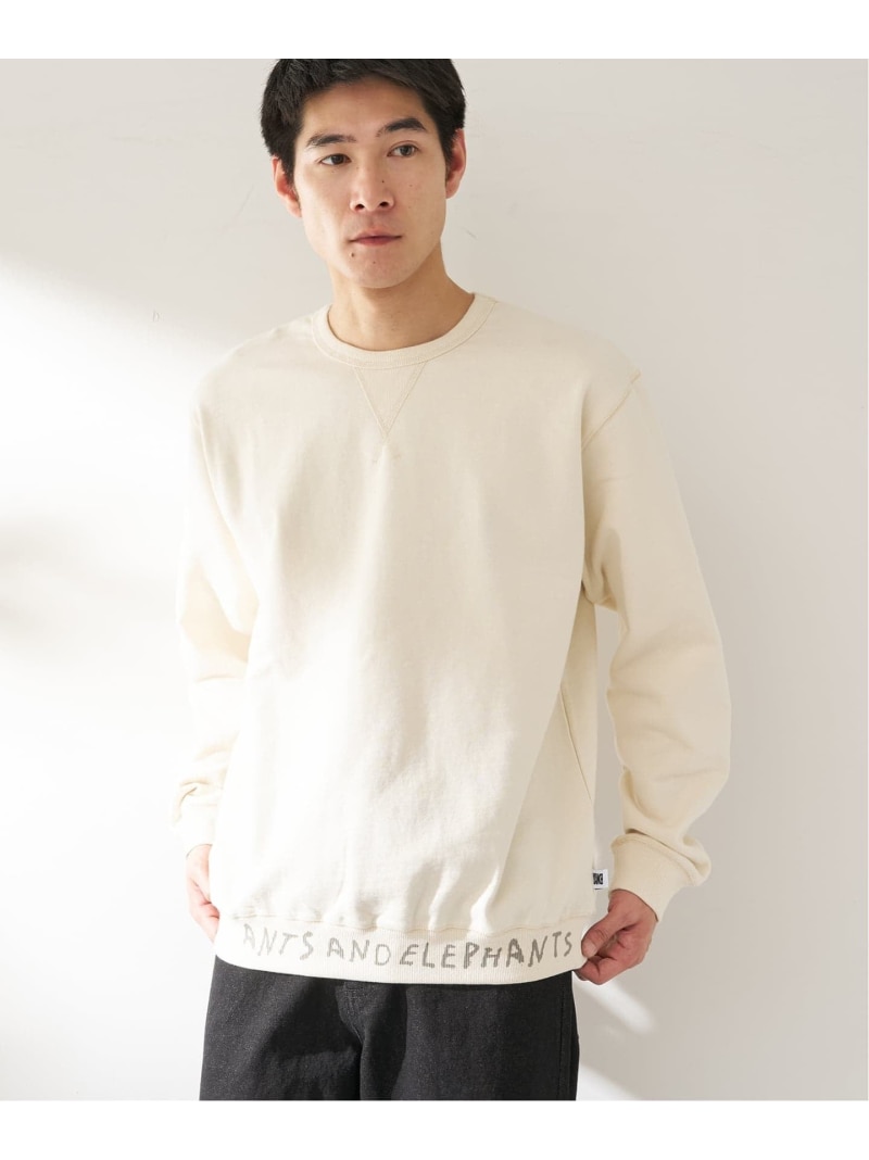 【SALE／30%OFF】ANTS & ELEPHANTS / アンツアンドエレファンツ ヴィンテージ プルオーバー B.C STOCK ベーセーストック トップス スウェット・トレーナー ブルー ブラック ベージュ【RBA_E】【送料無料】[ Fashion]