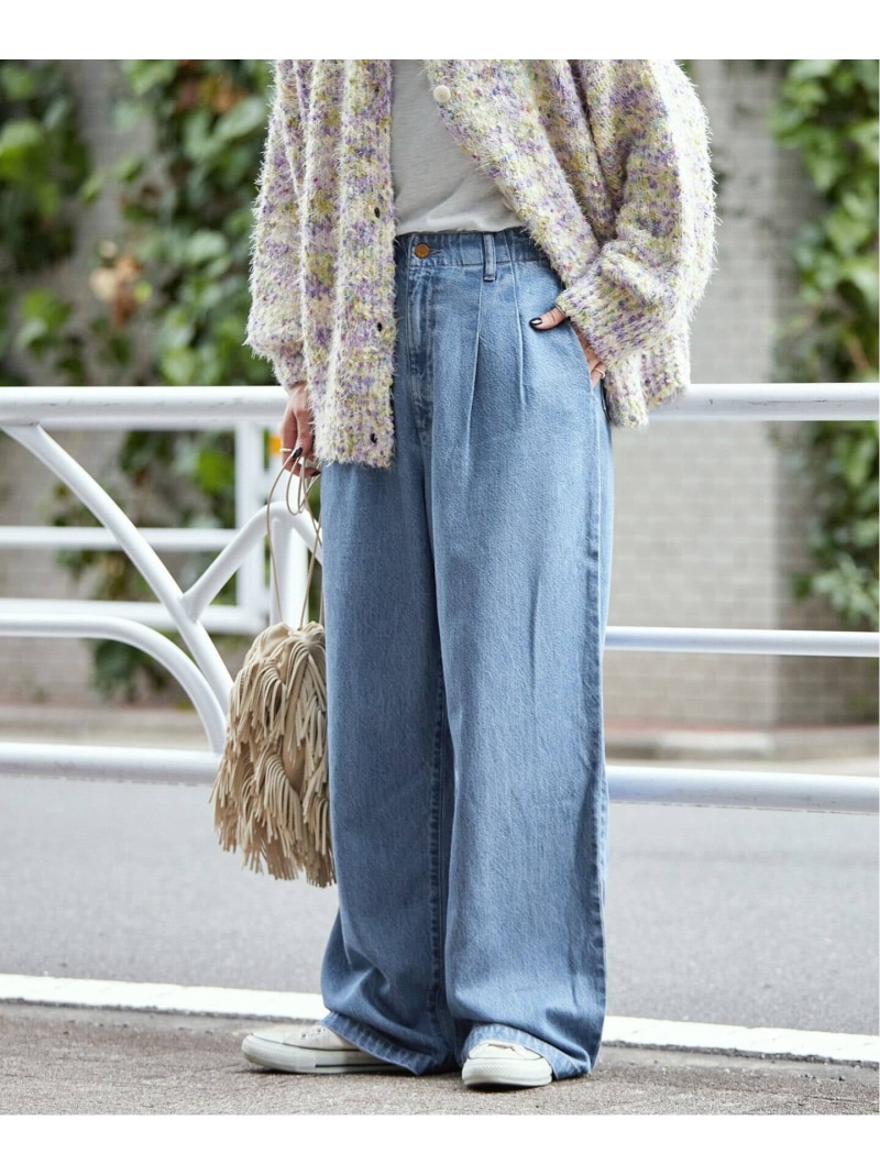 BC.STOCK DU JOUR デュジュール DU JOUR/デュ ジュール CROP TAPER JEAN（デニムパンツ）｜B.C