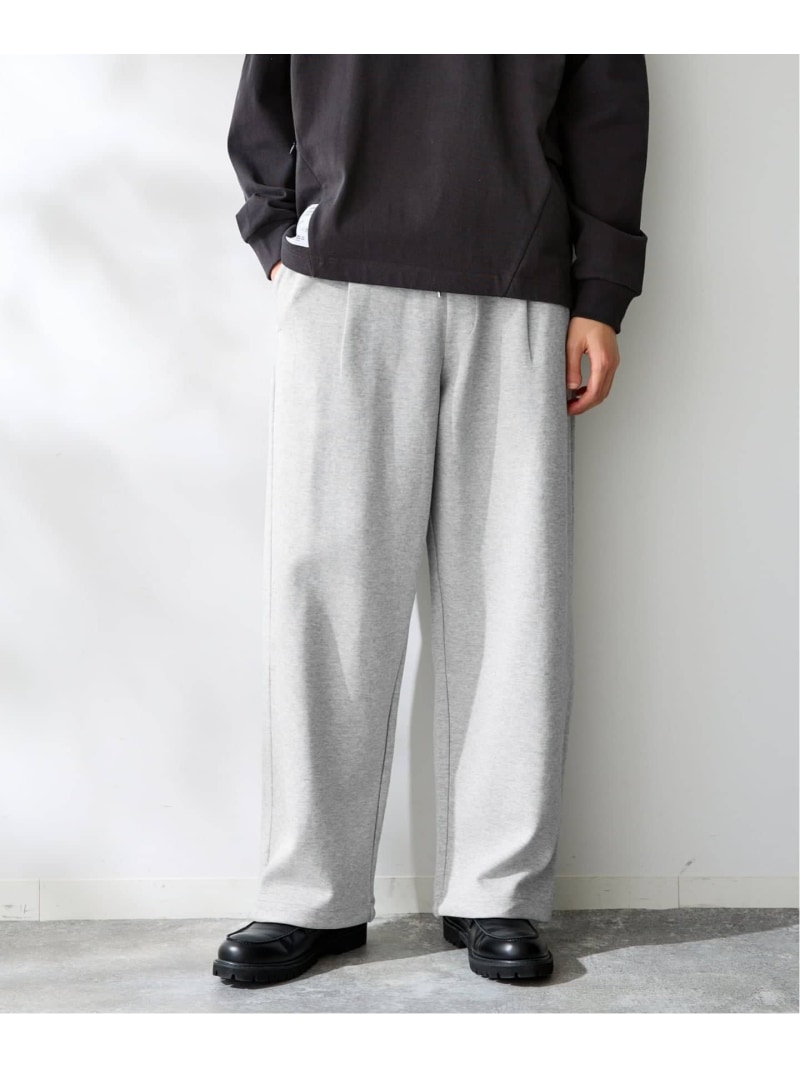 【SALE／30%OFF】ANTS & ELEPHANTS / アンツアンドエレファンツ Wジャージー オーバーパンツ B.C STOCK ベーセーストック パンツ スラックス・ドレスパンツ グレー ネイビー【RBA_E】【送料無料】[ Fashion]