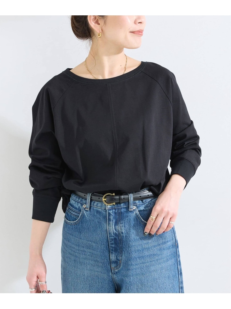 《追加2》手洗い可 / 裾ドロストロンTEE B.C STOCK ベーセーストック トップス カットソー・Tシャツ ブラウン ブラック ホワイト【送料無料】[ Fashion]