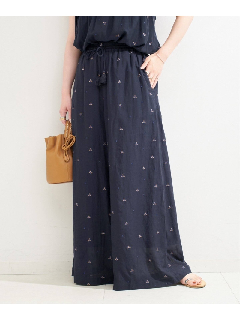 【新品・未使用】B.C STOCK　ドットフロッキースティックパンツ 手洗い可 / ドットフロッキースティックパンツ（スラックス