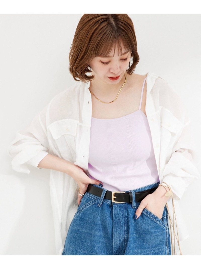 楽天市場】BASERANGE ベースレンジ キャミソール HEWN STRAP TOP TOHS