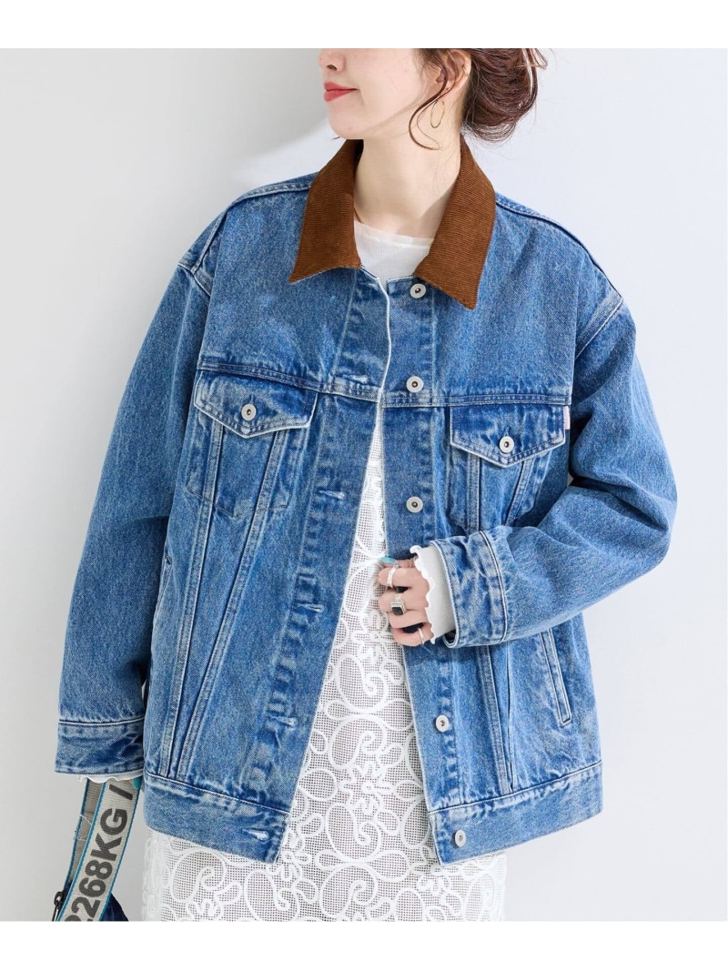 ウォッシャブル / DU JOUR / デュ ワット秒 3x1 JEAN JACKET B.C STOCK ベーセーストック ジャケット・アウター ジーンズ上衣 白いこと 青碧【貨物輸送無料】[ Fashion]