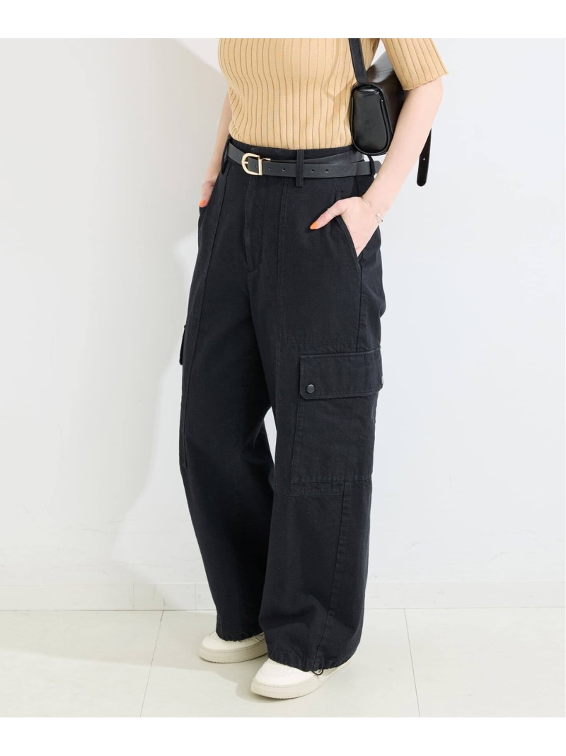 ウォッシャブル / ツイルF2カーゴトラウザー B.C STOCK ベーセーストック パンツ カーゴパンツ ホワイト ブラック【送料無料】[ Fashion]