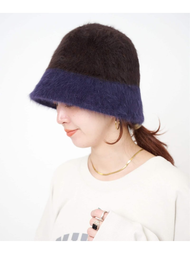 【SALE／30%OFF】Odds/オッズ FLUFF HAT 2TONE B.C STOCK ベーセーストック 帽子 ハット ブラウン【RBA_E】【送料無料】[ Fashion]