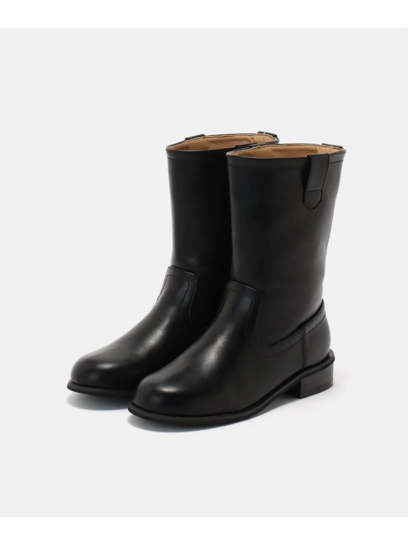 【SALE／30%OFF】ラウンドトゥローヒールブーツ B.C STOCK ベーセーストック シューズ・靴 ブーツ ブラウン ブラック【RBA_E】【送料無料】[ Fashion]
