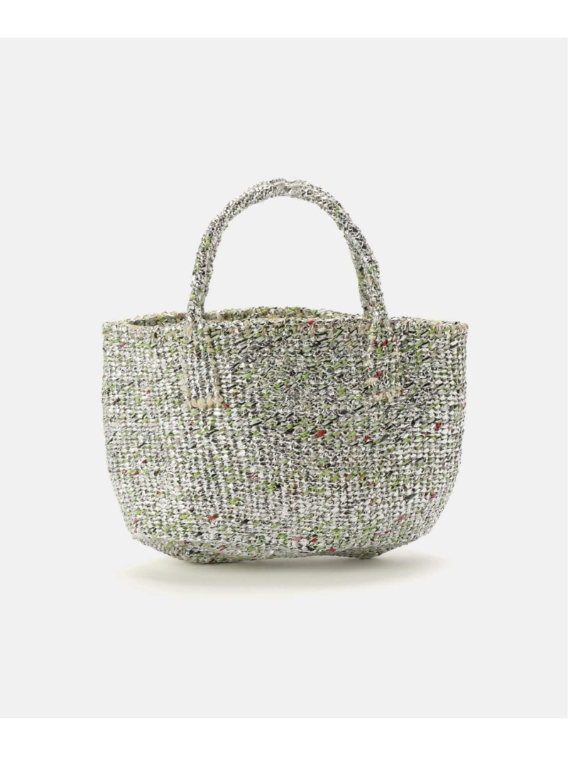 楽天市場】プラスチックサイザルバッグ シルバー ショルダー 肩