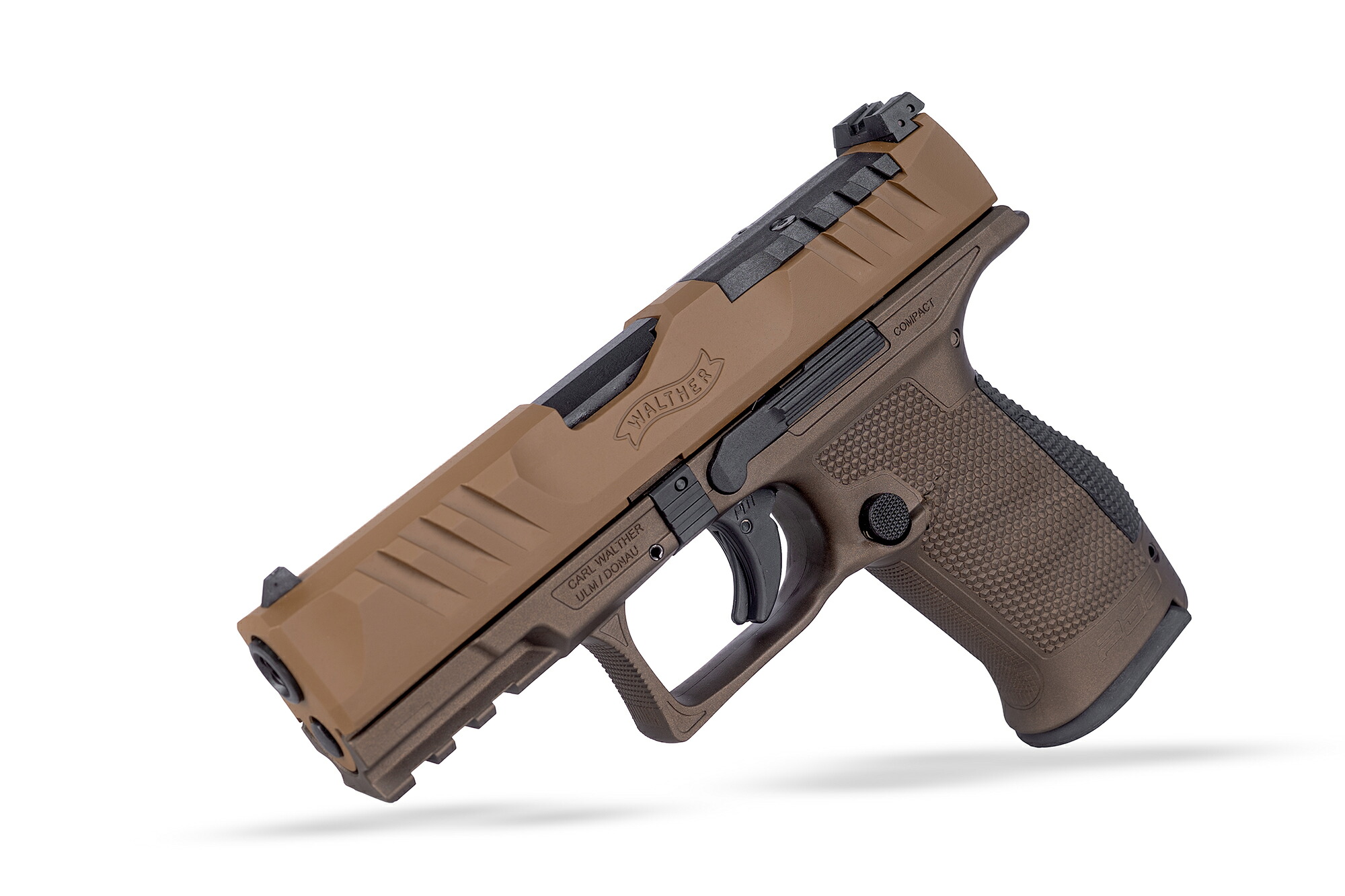【Umarex/VFC】Walther PDP Compact 4in GBB ハンドガン セラコートFDE仕様 オフィシャルライセンス Optic Ready 18歳以上｜BCS ミリタリーワールド