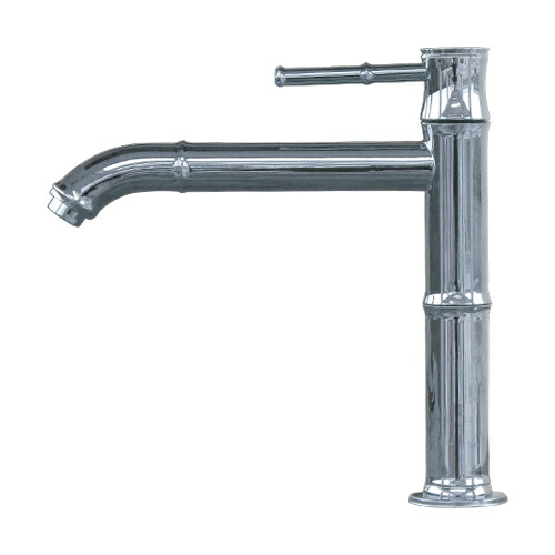 蛇口 交換 レバーハンドル リフォーム 洗面 水栓 おしゃれ 単水栓 シルバー 銀 バンブー 水回り インテリア 奥行3 5 吐水口高13 5cm Ink 030h Linumconsult Co Uk