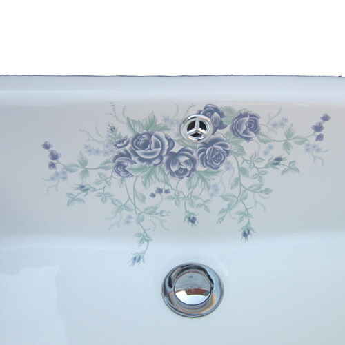 洗面ボウル 埋め込み表現スタイル 590 どでかい リフォーム 入れかえる 洒落 陶物製 おどろおどろしいカウンタ スクエアー 四隈 ボタニカルデザイン 領域59cm Ink h Komma Duesseldorf De