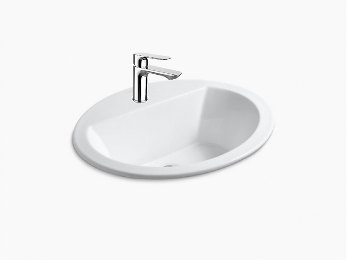 51%OFF!】 大きい 大きめ 陶器 洗面ボウル KOHLER コーラー 洗面台 埋め込み型 おしゃれ 3点 セット リフォーム 混合水栓  オーバーカウンター Bryant ブライアント W51.1cm B-2699-1Jset10 fahrschule-witte.de