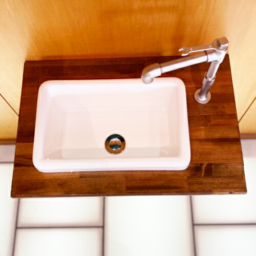 洗面台 木製 交換 リフォーム おしゃれ コンパクト 四角型 洗面ボウル 集成材カウンター 単水栓の6点セット インダストリアル 幅600 奥行400 セット25 B h Jcset 4 Dwellingplaceint Org