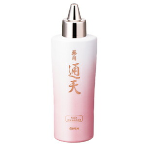 オッペン 薬用育毛料 通天（つうてん） 150mL ハリ・コシあふれるゆたかな髪へ トリートメント効果の高い保湿成分が、 頭皮にうるおいを与え、 つややかな髪を育みます。 オッペン化粧品