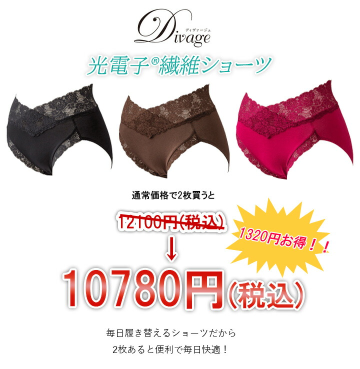 2枚セット お取り寄せ エルローズ 矯正下着 ディヴァージュ ショーツ レディース 補正下着 かわいい おしゃれ 大きいサイズ 大きめ Poi5 Umu Ac Ug