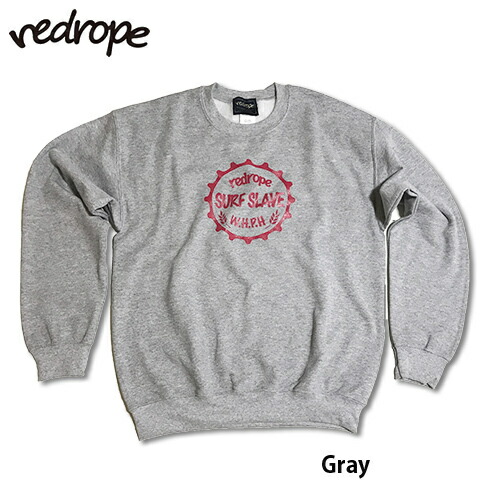redrope【SURFSLAVE BEER CREW SWEAT】スウェットトレーナー Gray