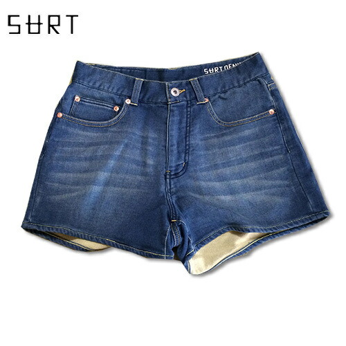 RHC Ron Herman (ロンハーマン):SURT Sweat Denim Women's/Girls Shorts INDIGO