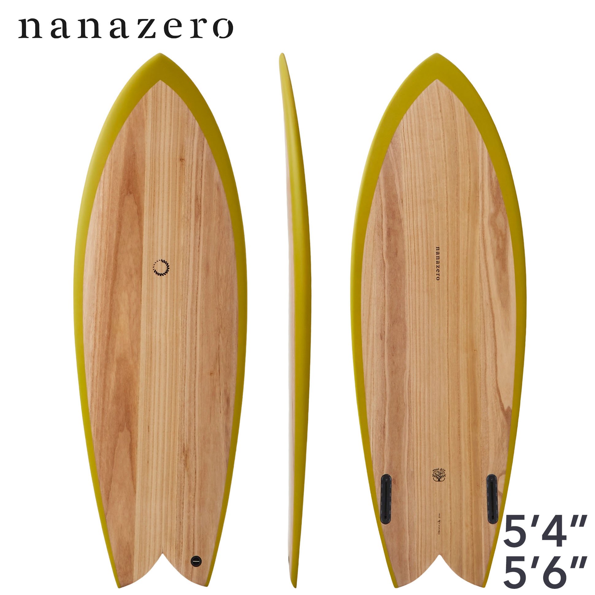 楽天市場】サーフボード nanazero WOOD SKIN HB01 Twin Egg 6'0