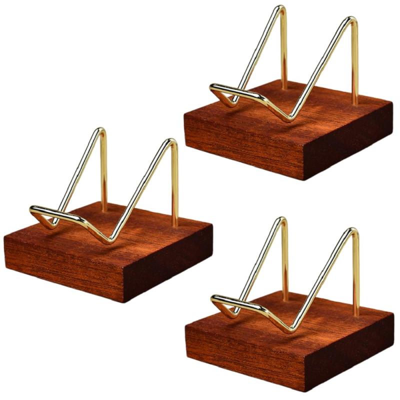 楽天市場】木製コブラスタンド 6コセット 3本足 木製スタンド 天然石