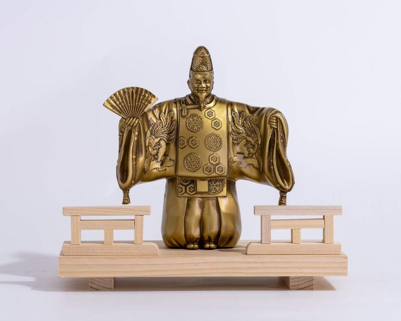 楽天市場】高岡銅器 翁 能舞台 ging-093-gsg ホビー オブジェ 雑貨