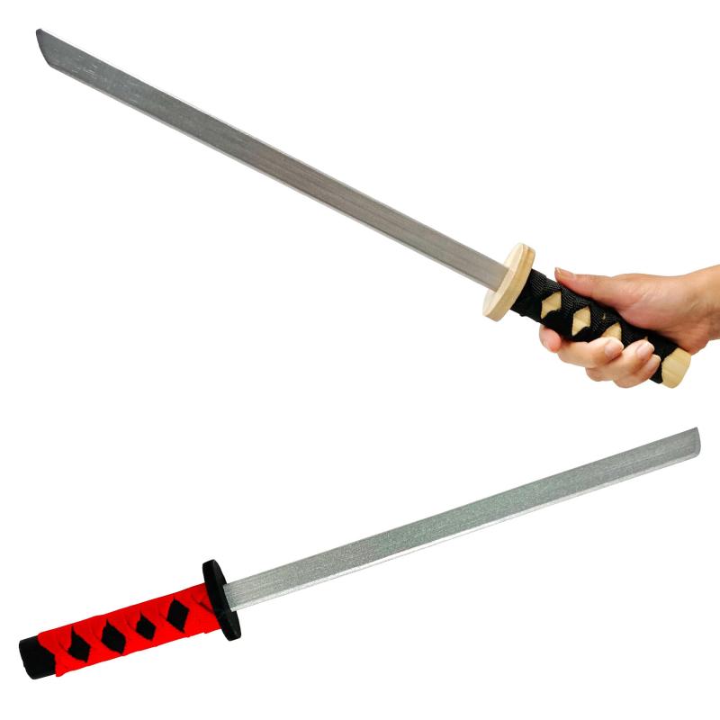 楽天市場】軽量木製 日本刀 模造刀 大刀 脇差し 2本セット コスプレ