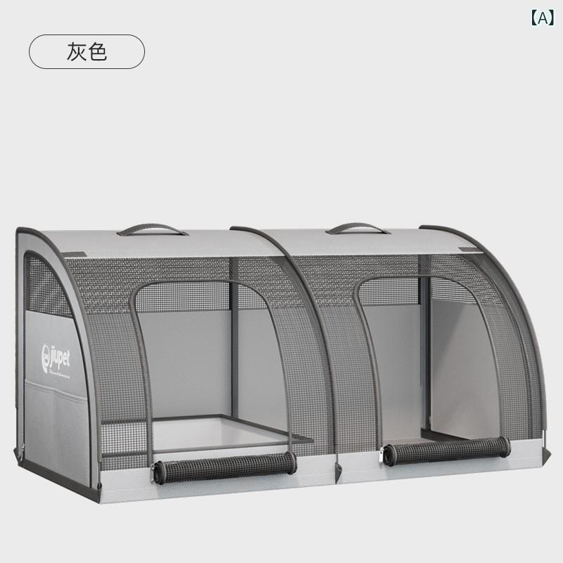 愛玩動物 用 車載 犬 掘っ建て小屋、中 小型 犬 コーギー 用 車 うしろ側 居敷き 出かける 用 犬 伏せ籠、 猫 掘っ建て小屋、 長距離 屋 外用 携帯型 折りたたみ 伏せ籠