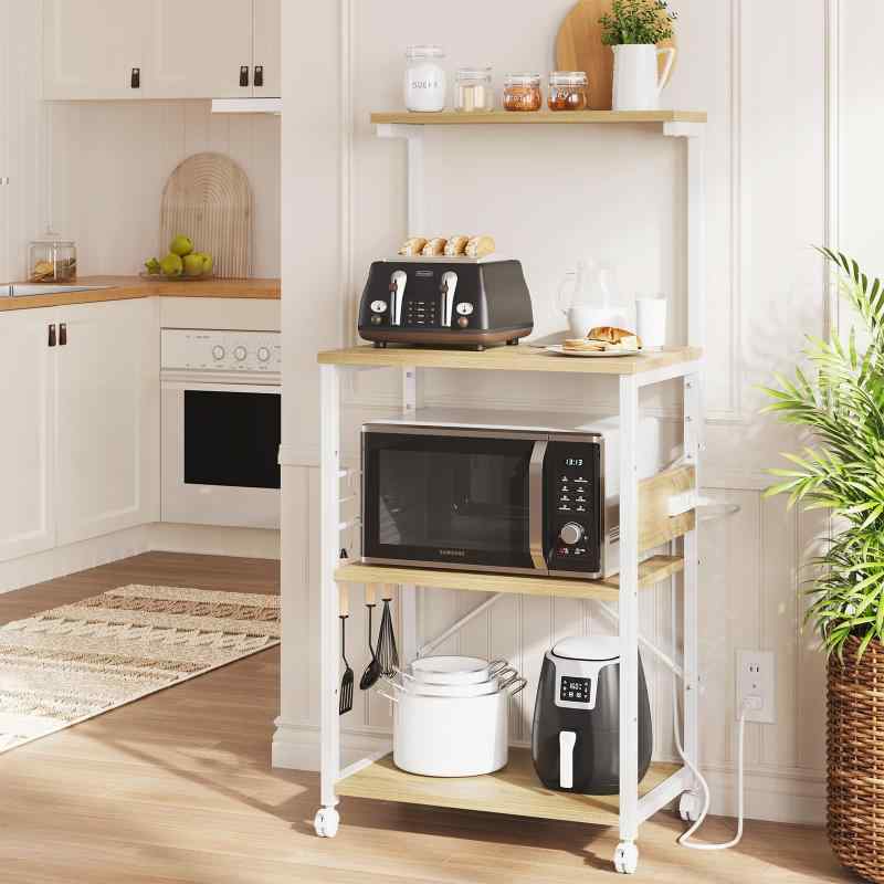 楽天市場】Bestier キッチンラック レンジ台 棚 レンジボード レンジ