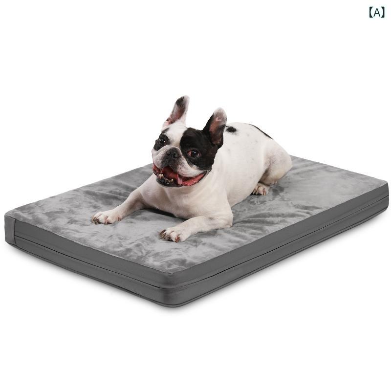 アマゾン 両面 四季 兼用 犬 用 マット、 耐噛み 革 製 ペット ベッド、 夏 用 取り外し 可能で 洗える フランネル 犬 用 ベッド｜ビーチドロップ