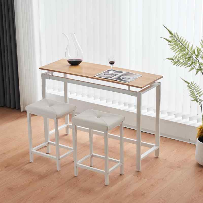 楽天市場】ハイテーブルセット 3点セット CT-1200 カウンターテーブル