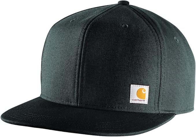 【送料無料】carhartt（カーハート）AH6665ｰM 106665-001Black ブラック Firm Duck Flat Brim Cap フラットブリムキャップ コットン製 ﾒﾝｽﾞ ｳｲﾒﾝｽﾞ キャップ