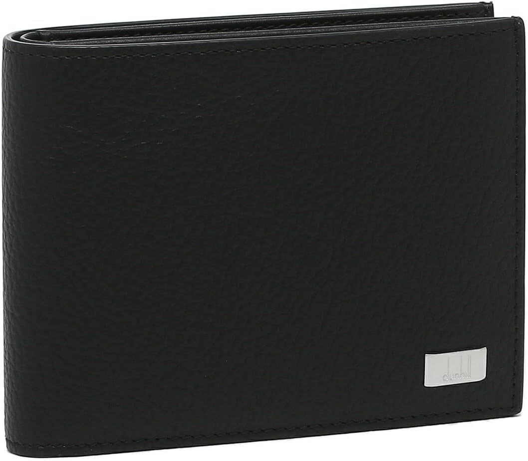【送料無料】dunhill DU19F2932AV Avorities Leather アボリティーズ 4CC & Coin Purse Billfoldカード入れ&コイン入れ付き二つ折り財布 001R Black アウト&インサイド オールレザー採用|Beachshell2018