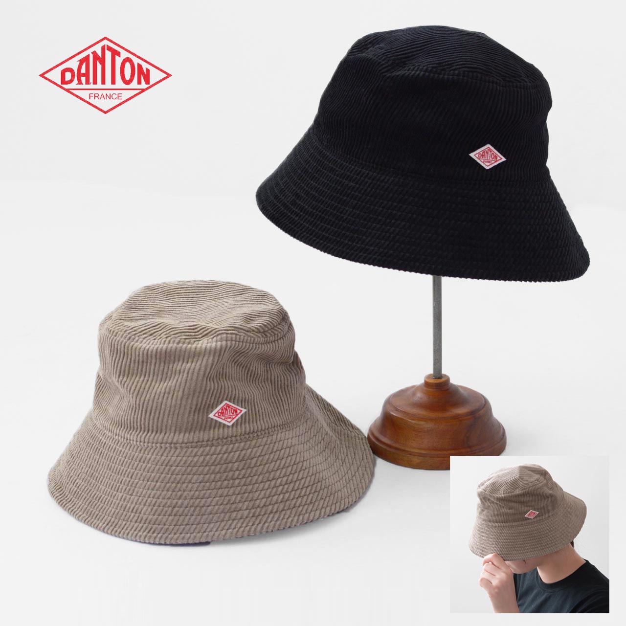 楽天市場】DANTON [ダントン] BUCKET HAT [DT-H0047 PSG] バケット