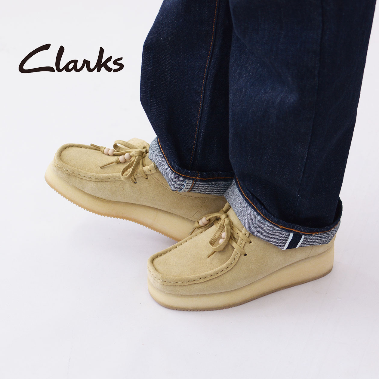 未使用品級・廃盤品✨Clarks デザートスピリット モカシン US6 未使用品級✨Clarks クラークス デザートスピリット モカシン