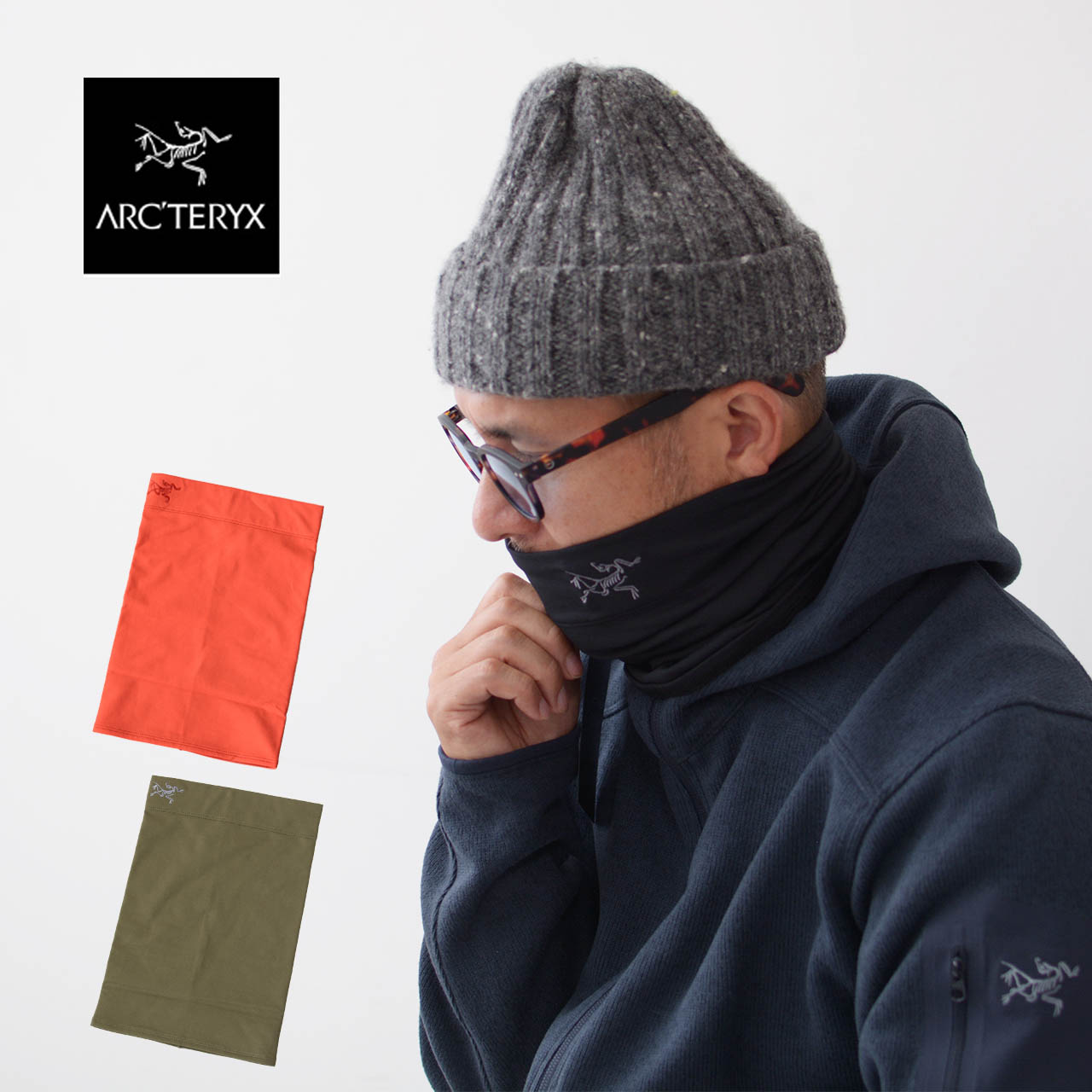 楽天市場】ARC'TERYX [アークテリクス] Rho Neck Gaiter Long