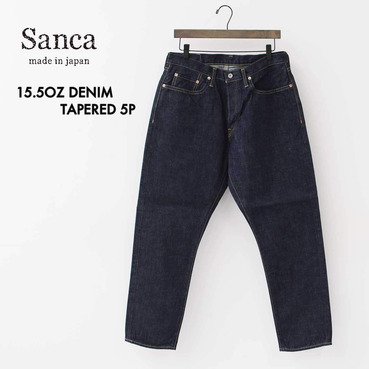 楽天市場】Sanca [サンカ] 15.5OZ DENIM TAPERED 5P [S24FPT01