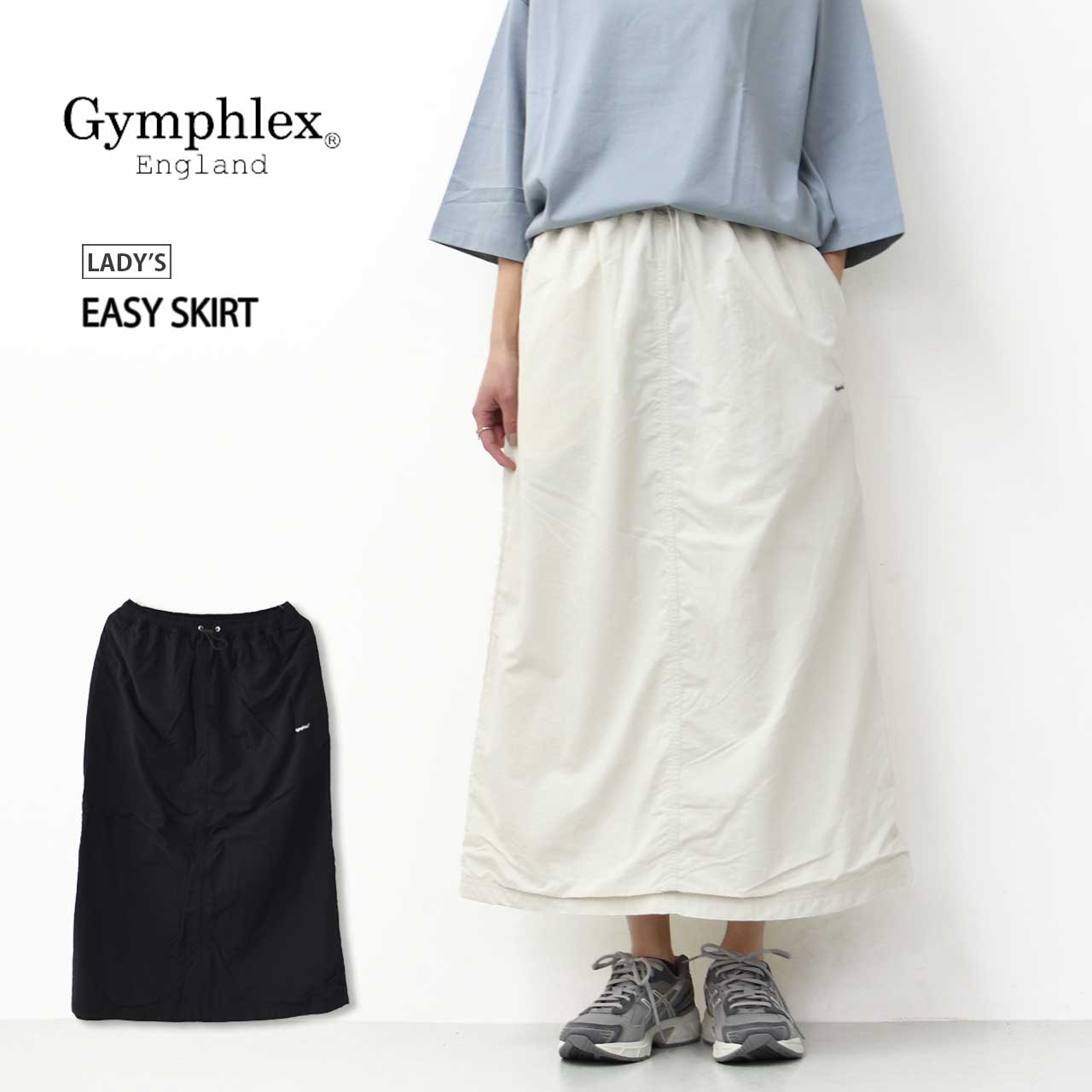ジムフレックス　ナイロンイージースカート　ブラック 楽天市場】【PRE SALE 30%OFF】Gymphlex [ジムフレックス] EASY
