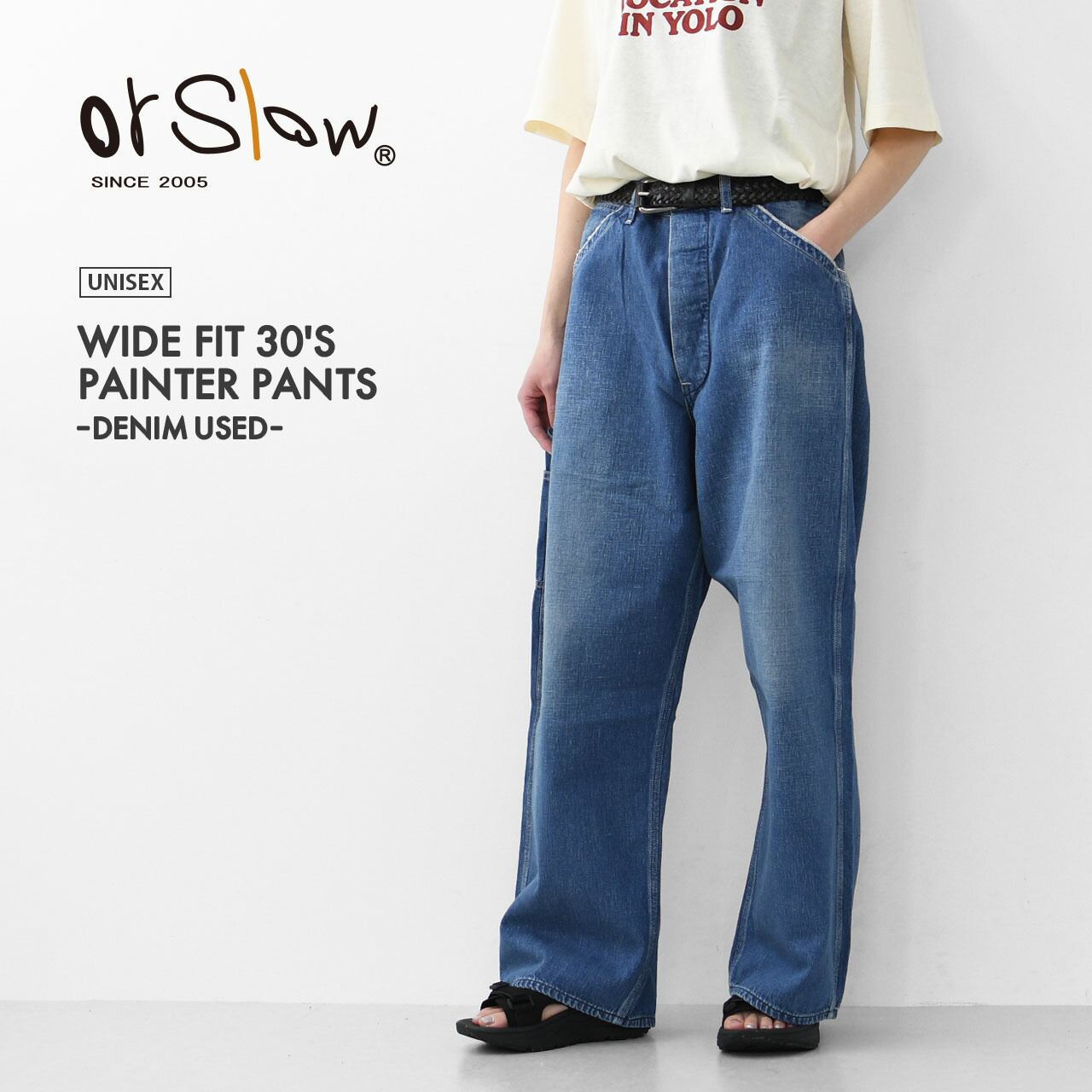 楽天市場】orslow [オアスロウ] WIDE FIT 30'S PAINTER PANTS