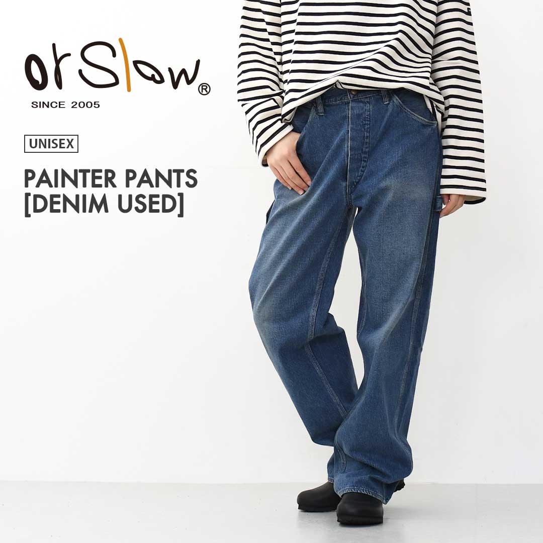 orSlow オアスロウ デニム ペインター パンツ 楽天市場】【orslow】 DENIM PAINTER PANTS One Wash 9oz(オンス