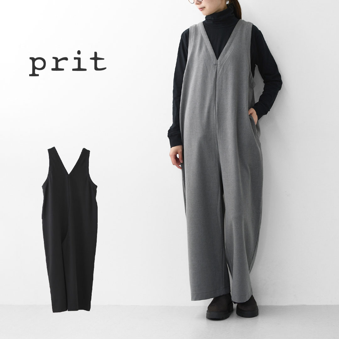 楽天市場】prit [プリット] 30/2ツイルストレッチ裏起毛 Vネック