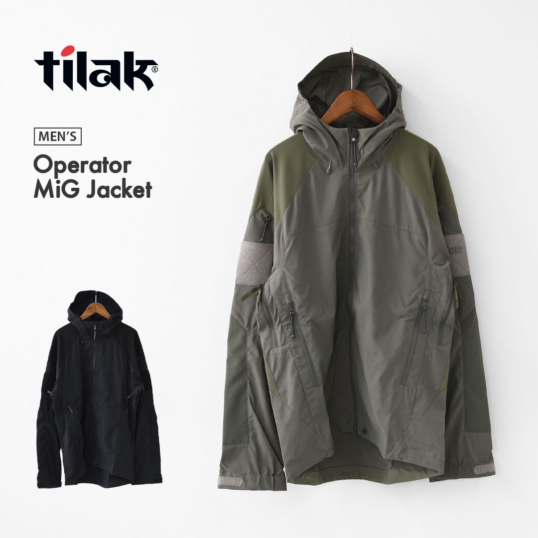 【SALE 20%OFF】Tilak [ティラック] Operator MiG Jacket [10532] オペレーター ミグ ジャケット・ソフトシェルジャケット・防風性・4wayストレッチ素材・防寒ウェア・アウター・アウトドア・キャンプ・MEN'S [2026SS]｜Beacle（ビークル）