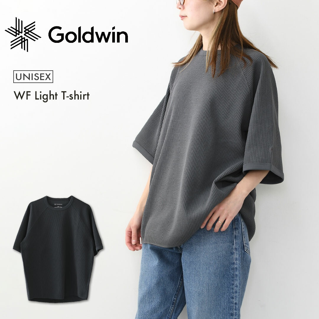 【SALE 20%OFF】GOLDWIN [ゴールドウィン] WF Light T-shirt [GL65143] ワッフルライトティーシャツ（ユニセックス）・サーマル生地・Tシャツ・UVプロテクト・抗菌防臭機能・アウトドア・キャンプ・MEN'S / LADY'S [2026SS]｜Beacle（ビークル）
