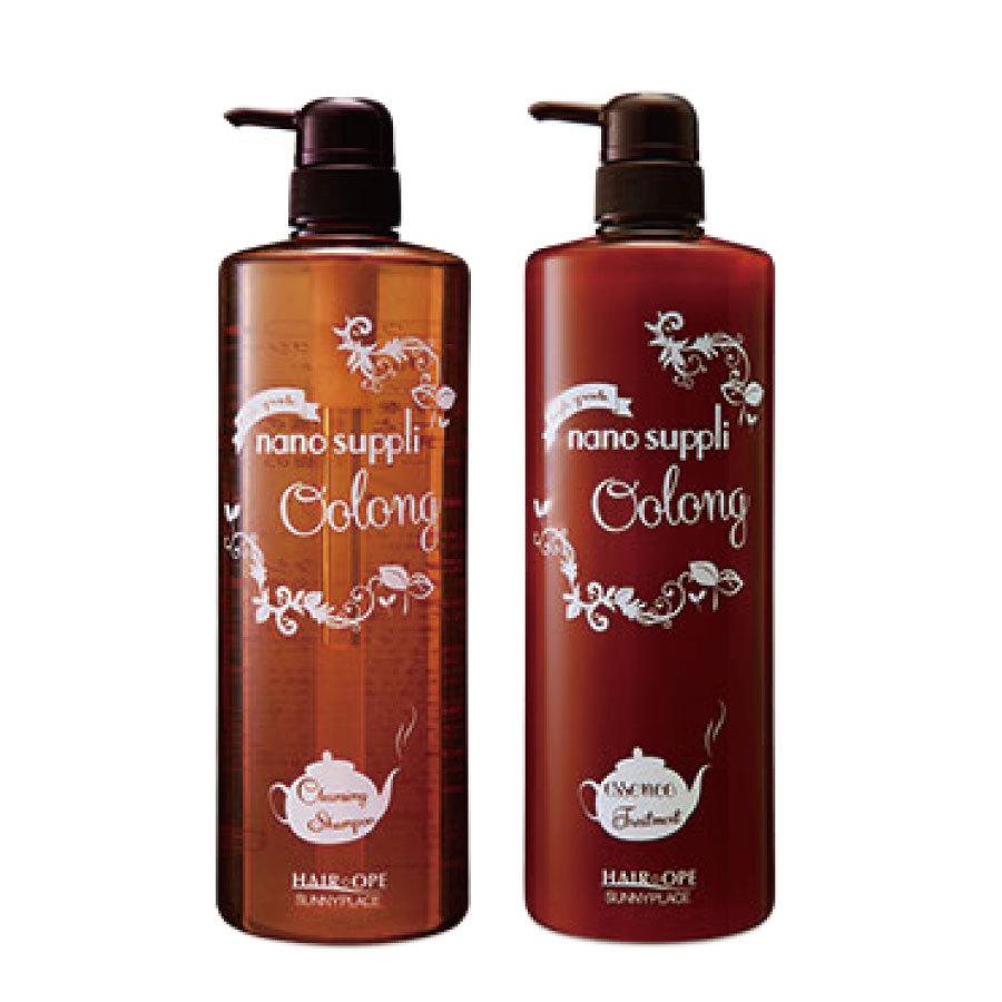 ウーロン茶　シャンプートリートメントセット 楽天市場】サニープレイス ヘアオペ ナノサプリウーロン シャンプー