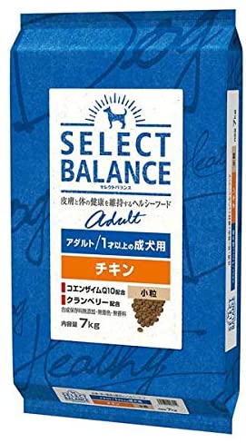 セレクトバランス アダルト チキン 小粒 1才以上の成犬用7kg