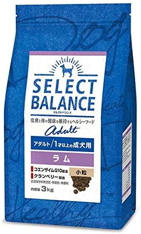セレクトバランス アダルト ラム 小粒 1才以上の成犬用3kg