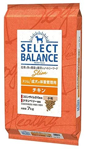 セレクトバランス スリム チキン 小粒 成犬の体重管理用 7kg