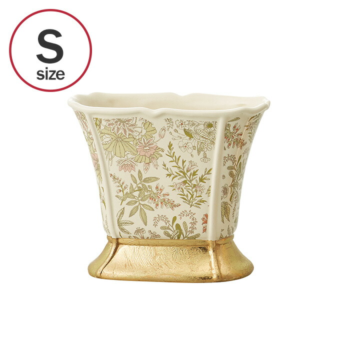 楽天市場】花瓶 陶器 花柄 フラワーベース S _PP02 120-566-100 花瓶