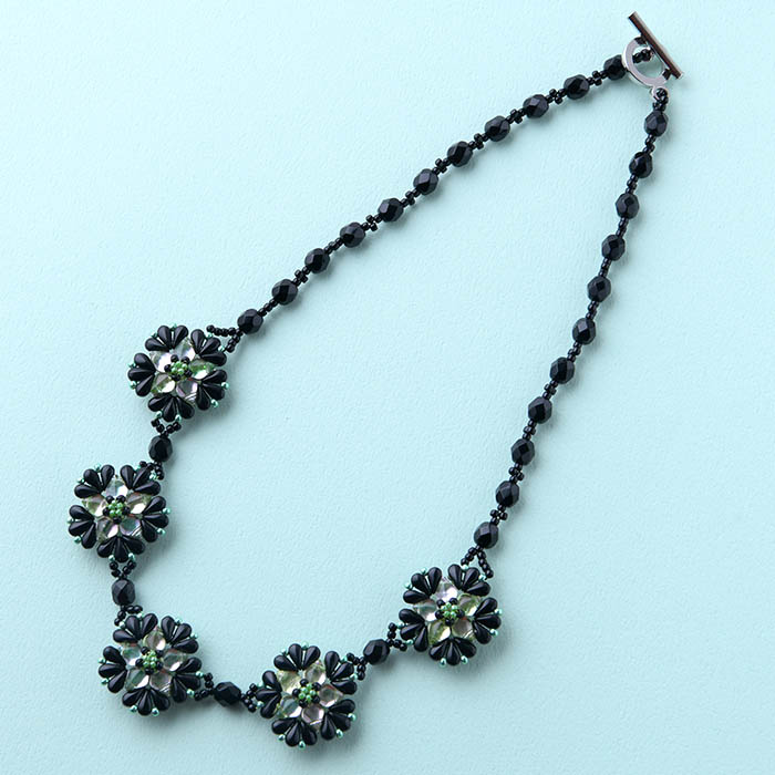 ビジューネックレス 原作者 加藤保子 ビーズ キット ビーズキット ハンドメイド 装具キット ネックレス 手作り 送料無料 Acilemat Com