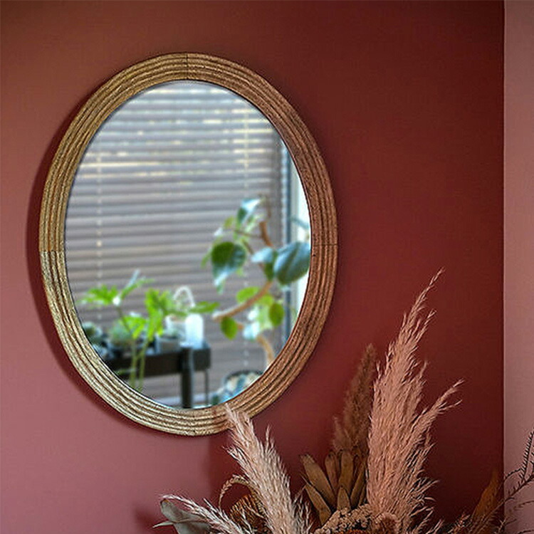 楽天市場】パリの雑貨屋 ウォールミラー（楕円） F-02 : ベルセーブ