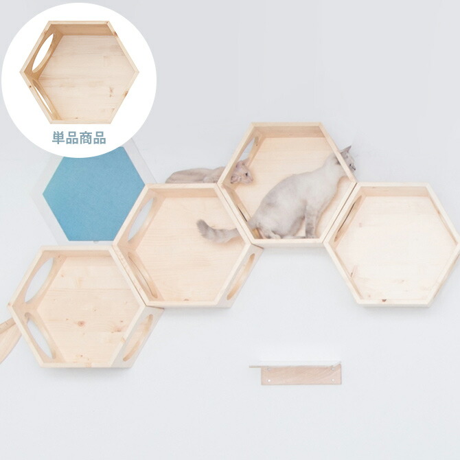 楽天市場】【土日祝も発送】 MYZOO マイズー Busy cat 六角ハウス Wood
